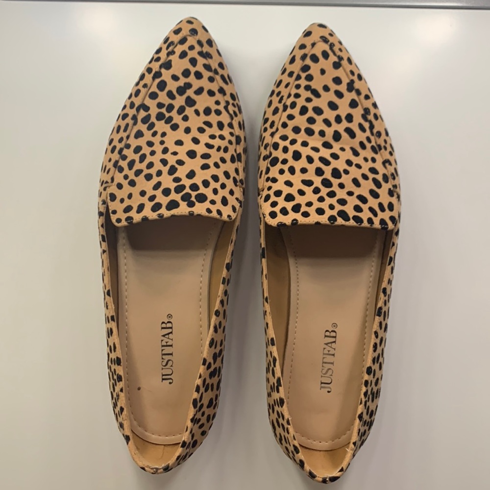 JustFab - Slip-on Cheetah Loafers